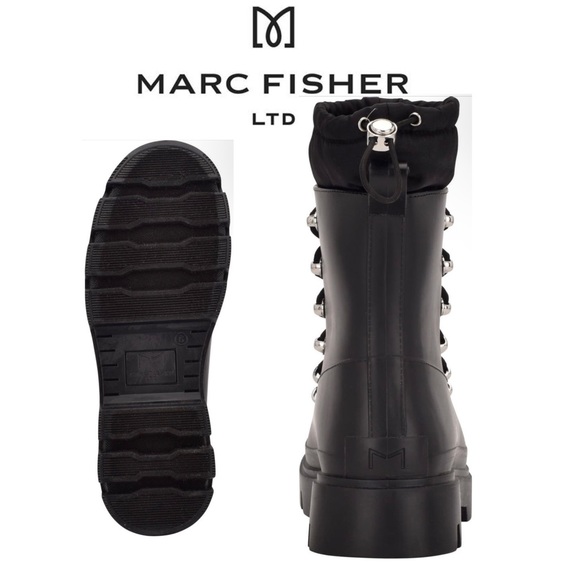 NIB MARC FISHER LTD
Freely Waterproof Lace-Up Lug Sole Boot Size 9 - Picture 3 of 3